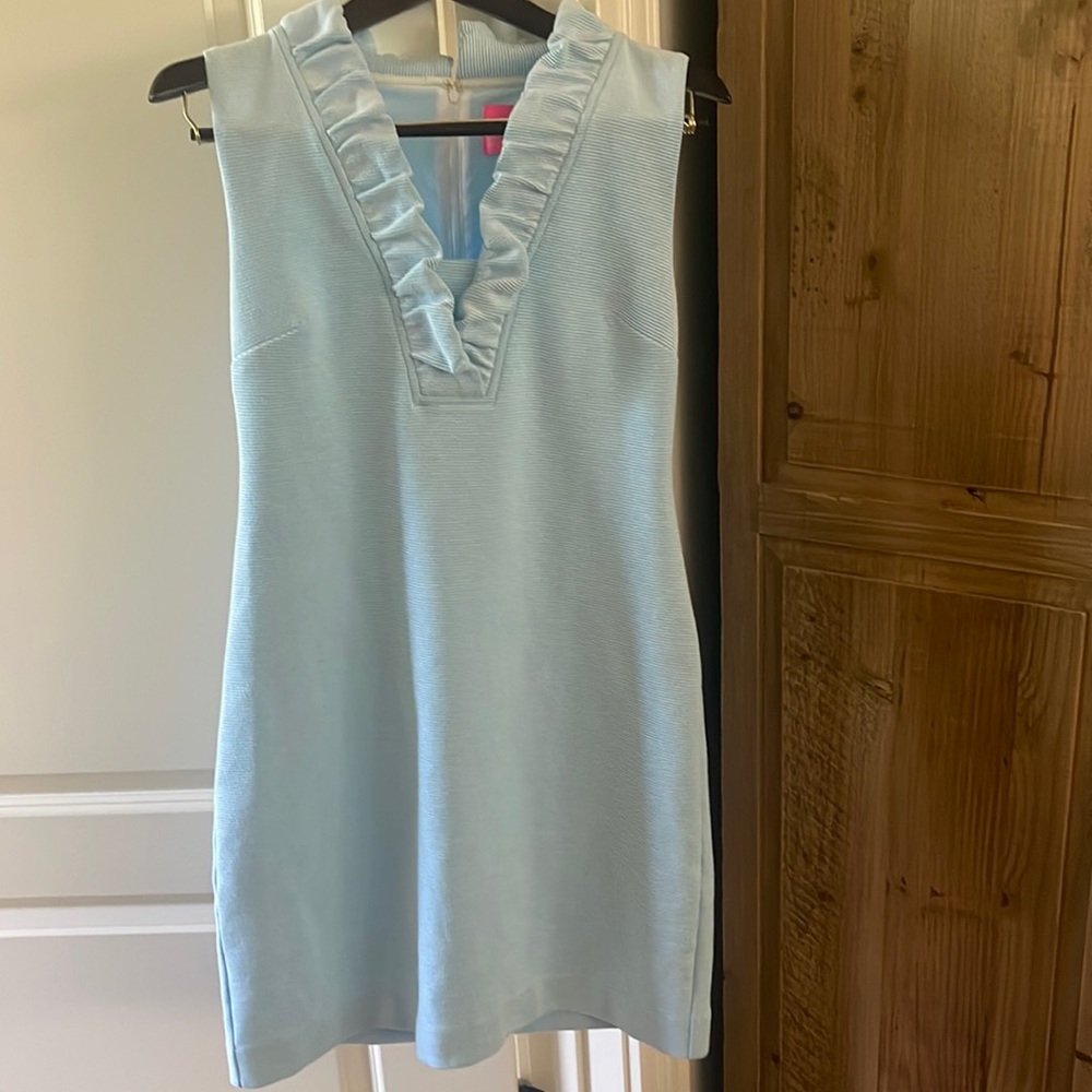 Lilly Pulitzer Tisbury ruffle shift dress Size M